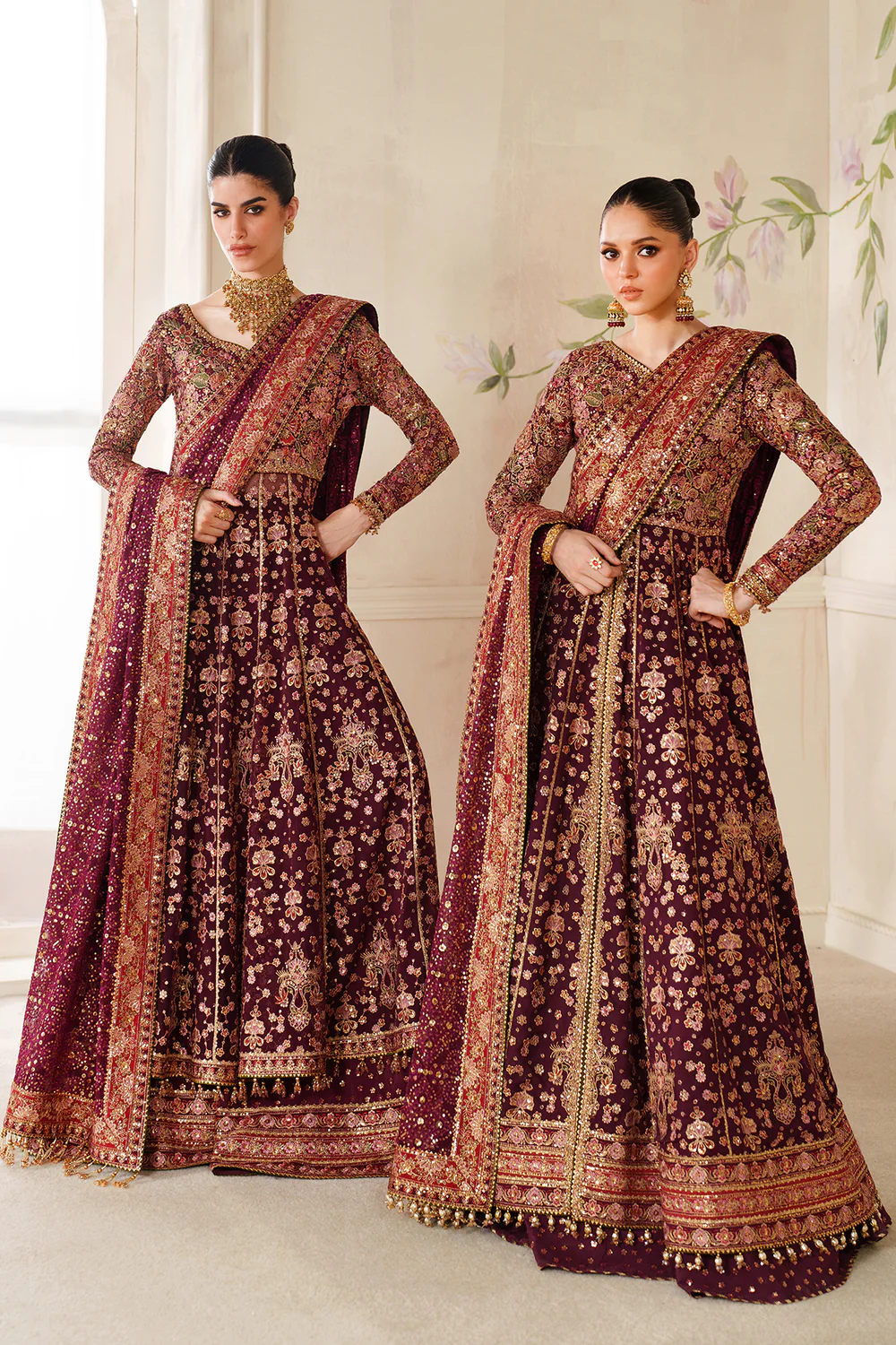 Baroque Chantelle Embroidered Net