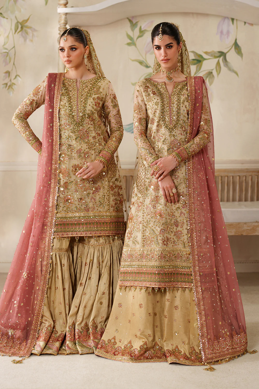 Baroque Chantelle Embroidered Net