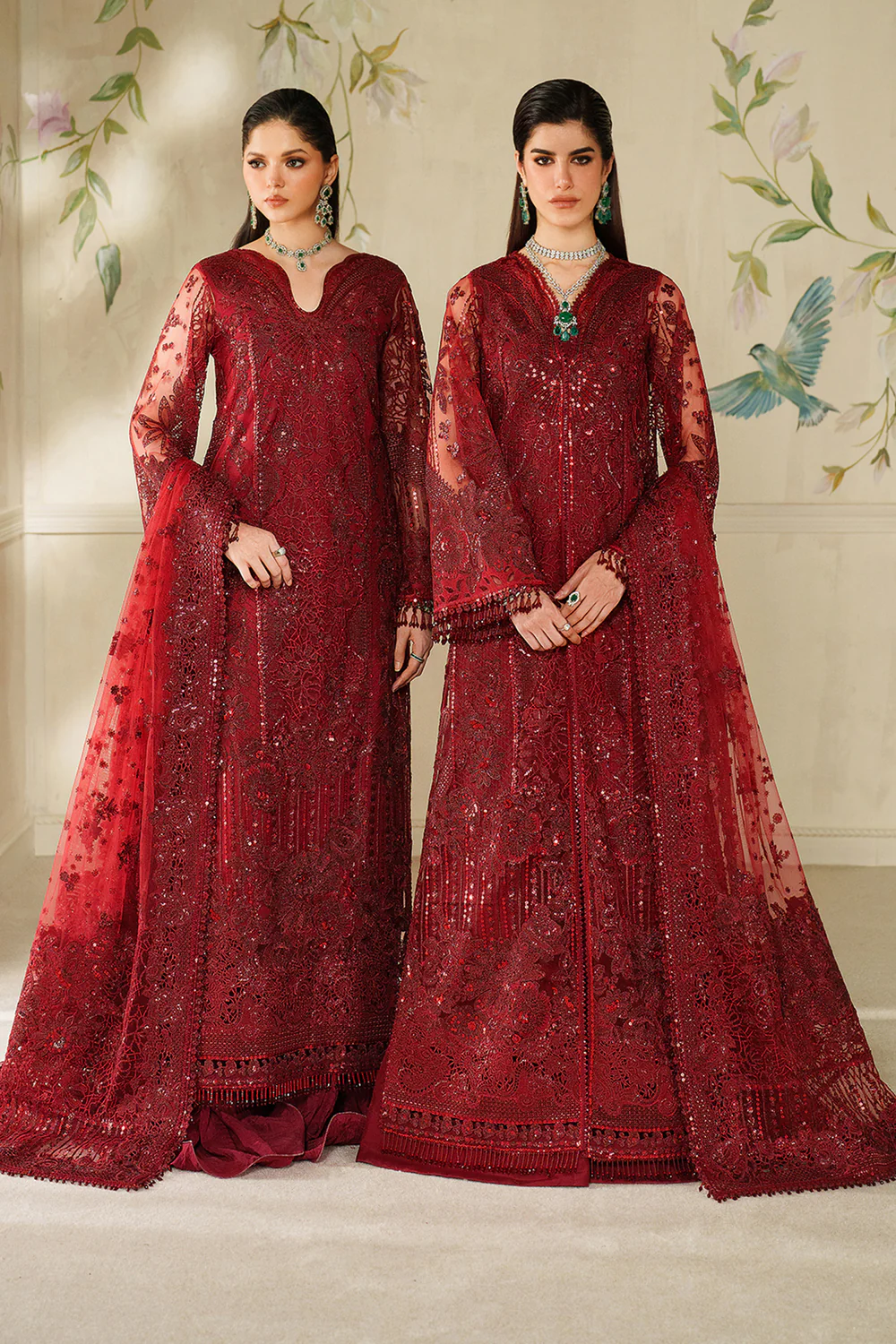 Baroque Chantelle Embroidered Net