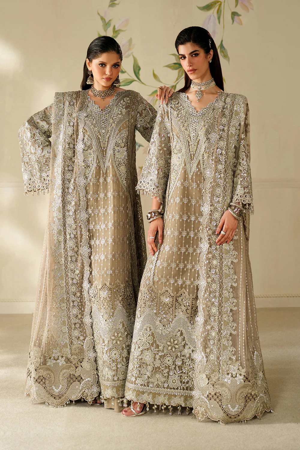 Baroque Chantelle Embroidered Net