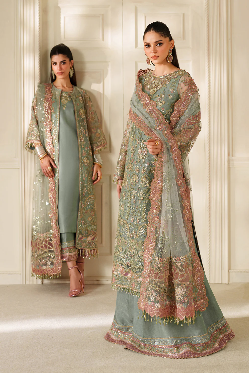 Baroque Chantelle Embroidered Net