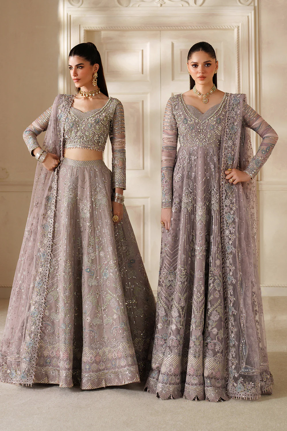 Baroque Chantelle Embroidered Net